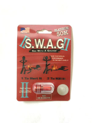 SWAG Male Erection Pills for Men 1 Box = 24 Pills