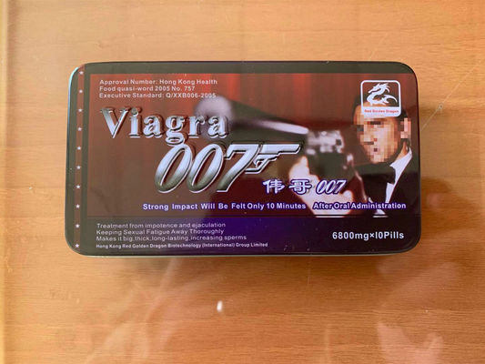 007 Viagra Male Erection Supplement 1 Box 10 Pills ED Treatment Tablets